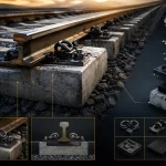 سیستم اتصال ریل به تراورس چیست؟ معرفی کامل پاندرول (Pandrol)، ووسلو (Vossloh) و K-Vossloh